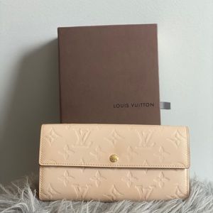 LOUIS VUITTON VERNIS SARAH WALLET NM
